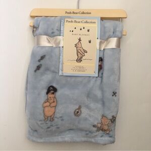 Baby Blanket Lightweight Winnie the Pooh Pirate Theme NEW | Pooh Bear Collection